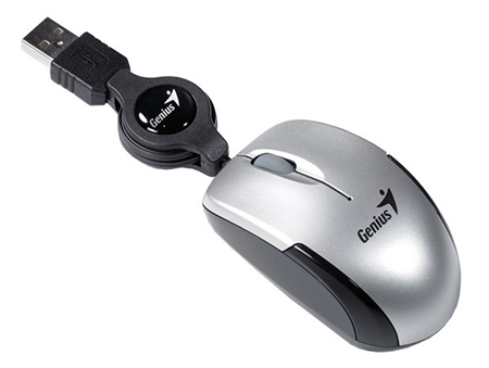 Picture of Genius Micro Traveler USB Mouse Silver